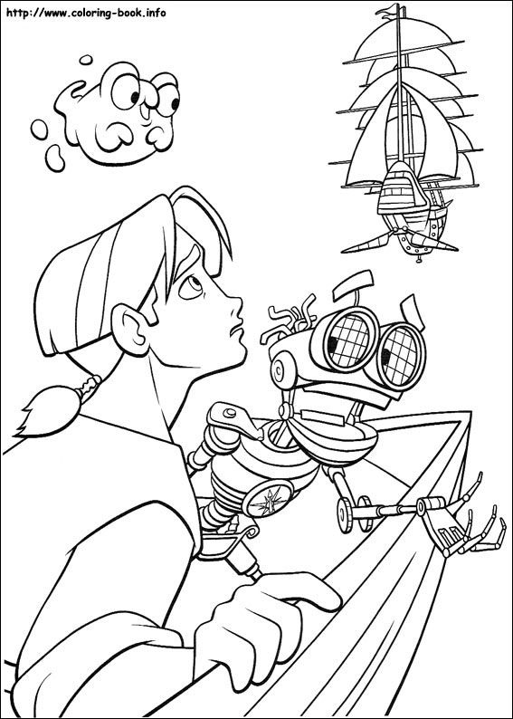 Treasure Planet coloring picture